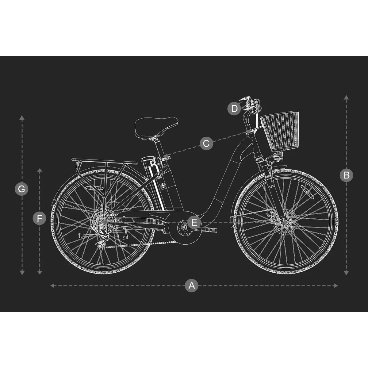 DYU C6 Pro 26 Inch City Electric Bike