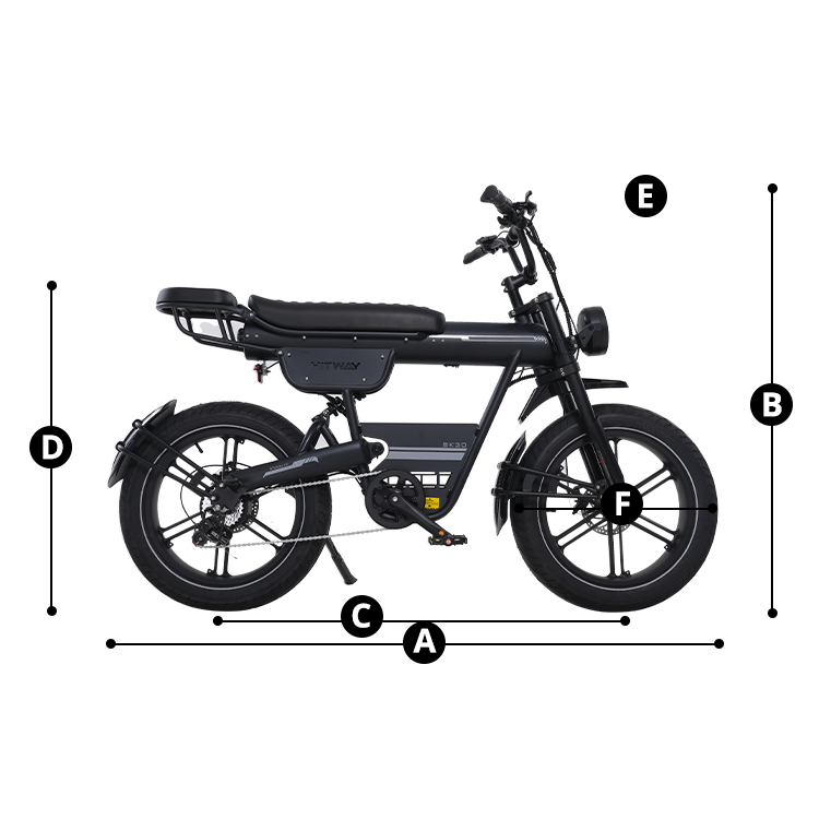 HITWAY BK30 Fat Tyre Electric Bike - E-Sparkz