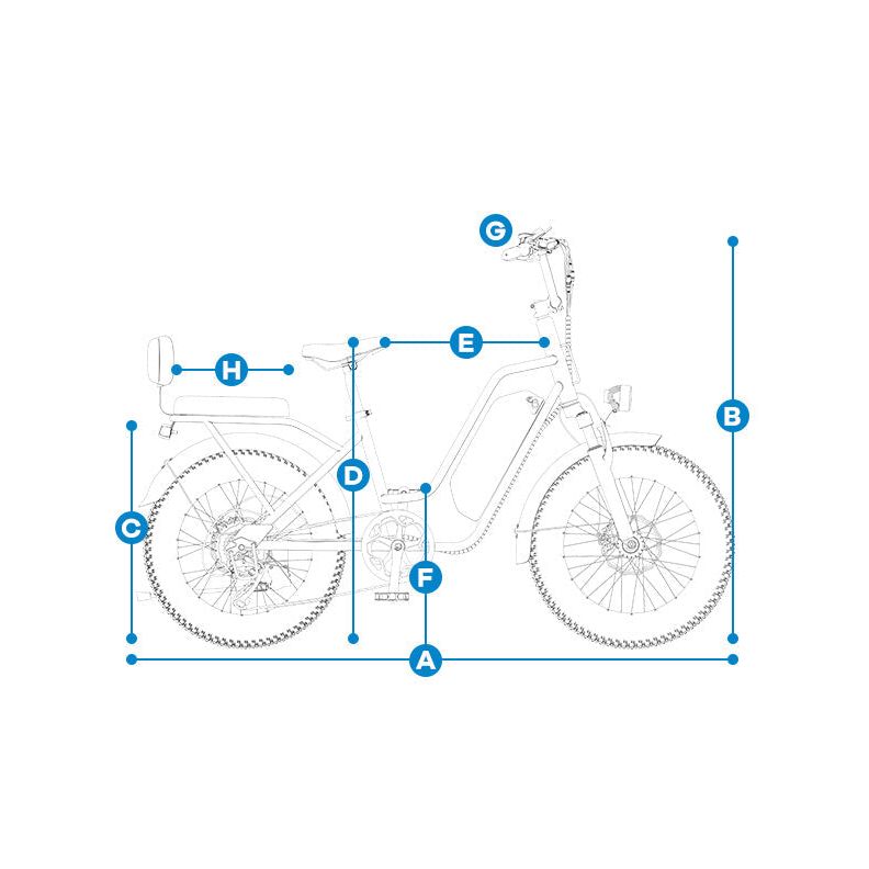 EUY F8 Step Thru City E-Bike - E-Sparkz