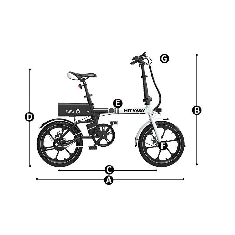 HITWAY BK35S Folding Electric Bike