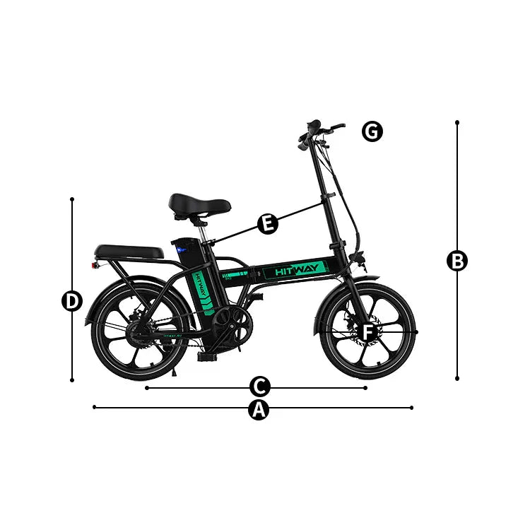 HITWAY BK5S Foldable Electric Bike