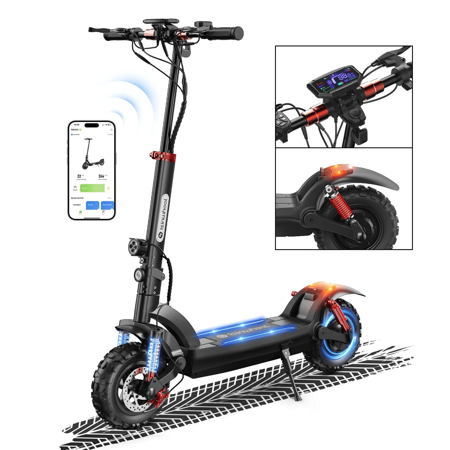 isinwheel GT2 Off Road Electric Scooter