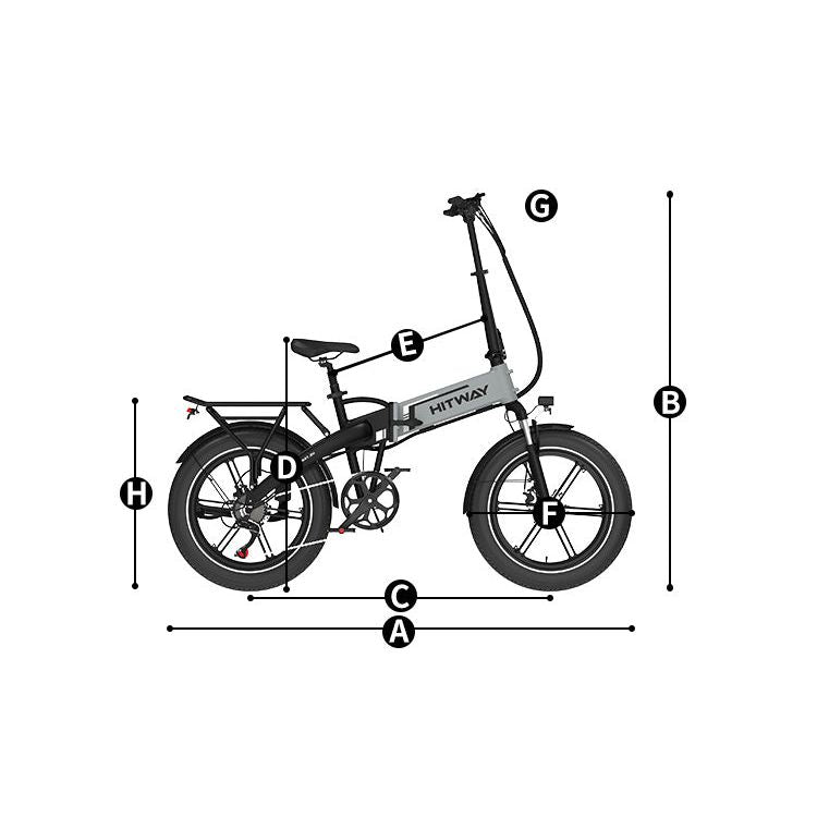 HITWAY BK10S Folding Electric Bike