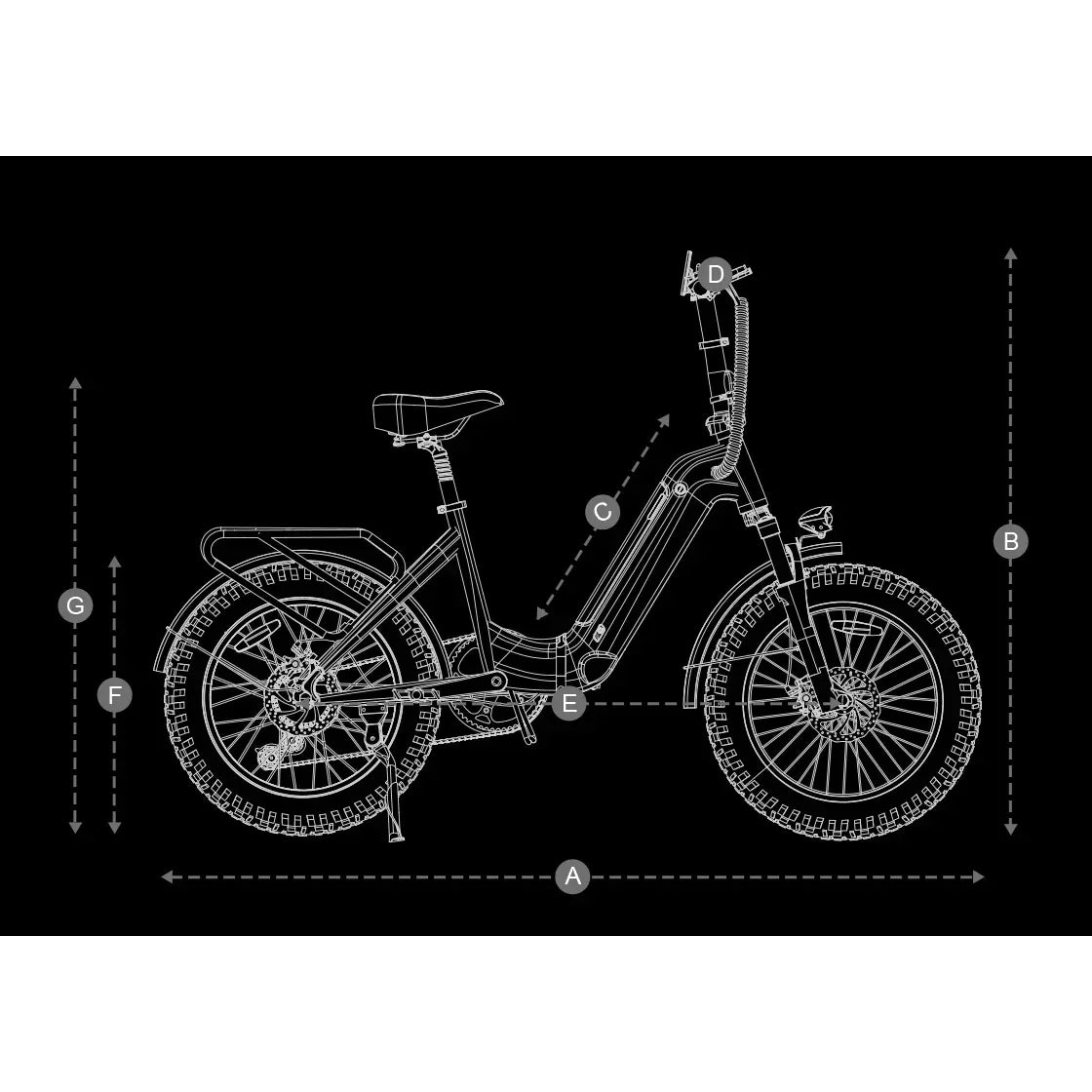 DYU FF500 20 Inch Fat Tire Electric Bike