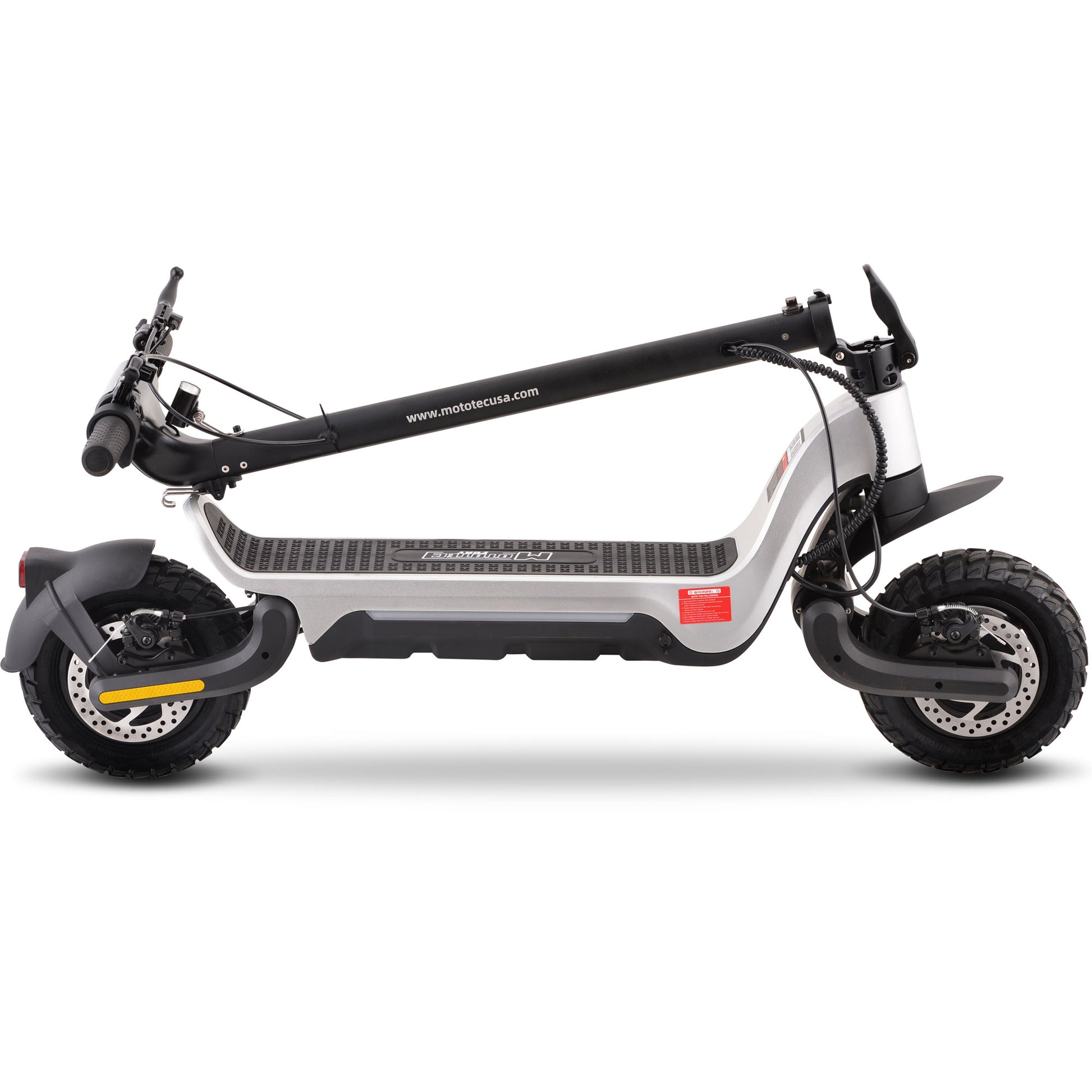 MotoTec Fury 48v 1000w Lithium Dual Motor & Dual Suspension E-Scooter - E-Sparkz