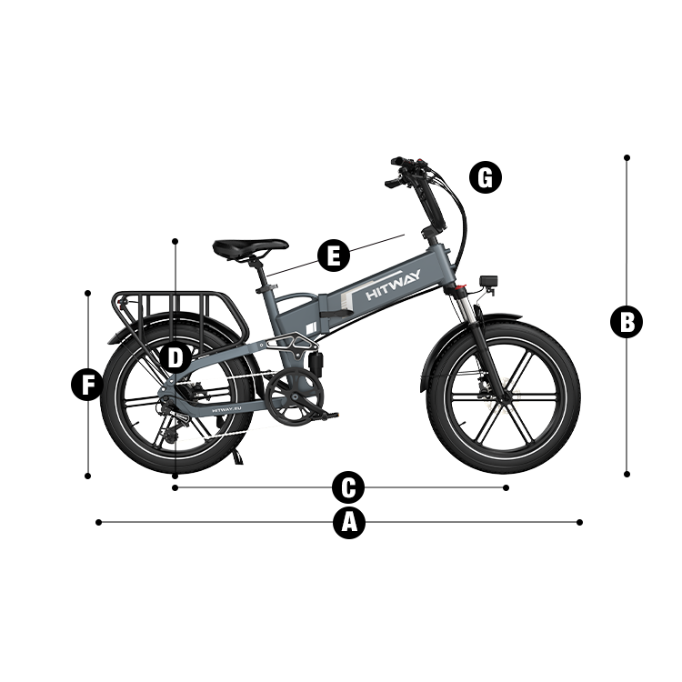 HITWAY BK10S PRO Folding Electric Bike