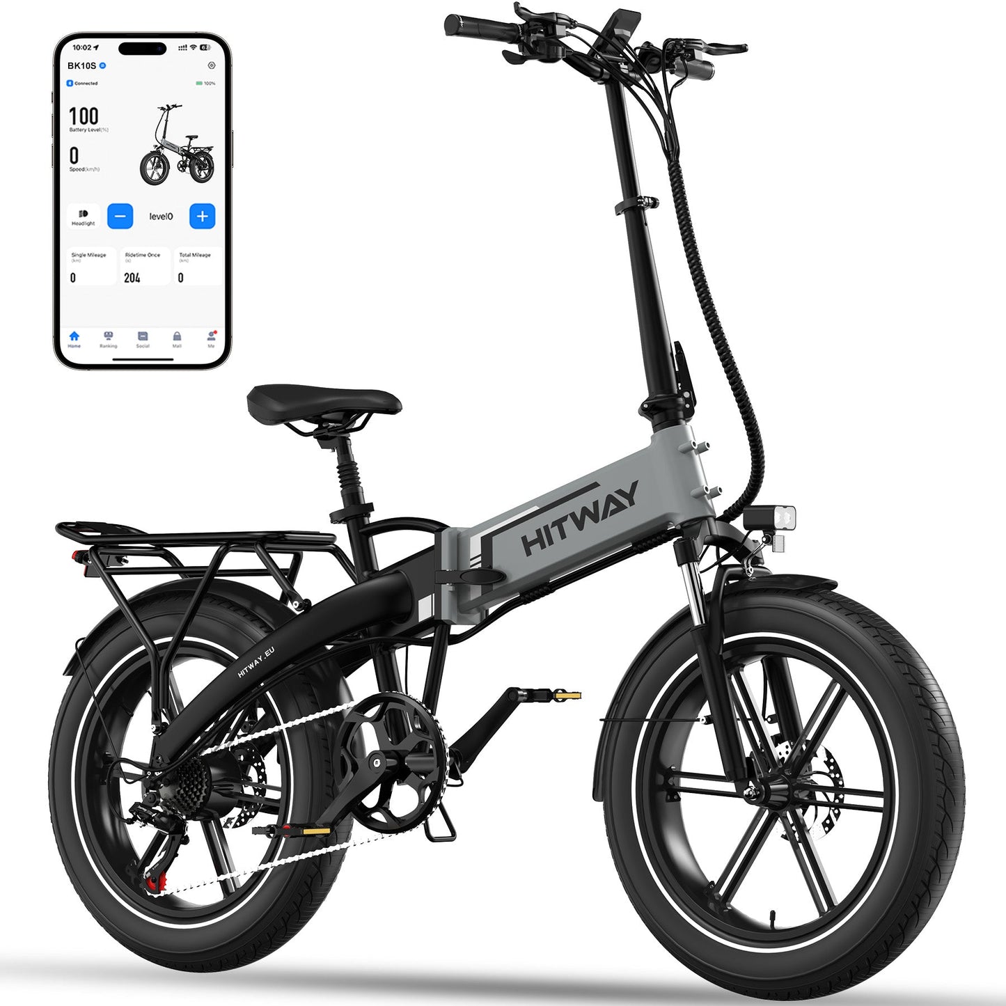 HITWAY BK10S Folding Electric Bike