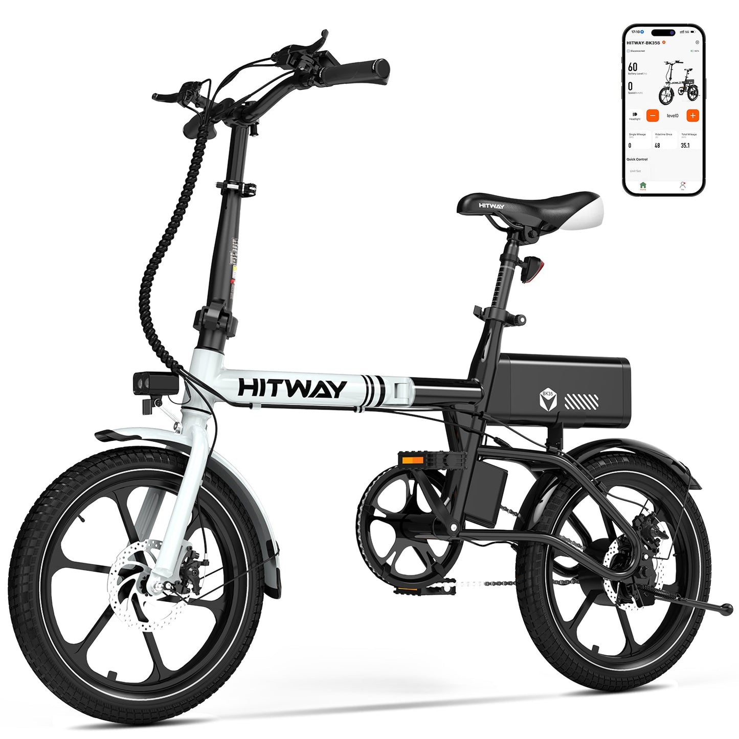 HITWAY BK35S Folding Electric Bike